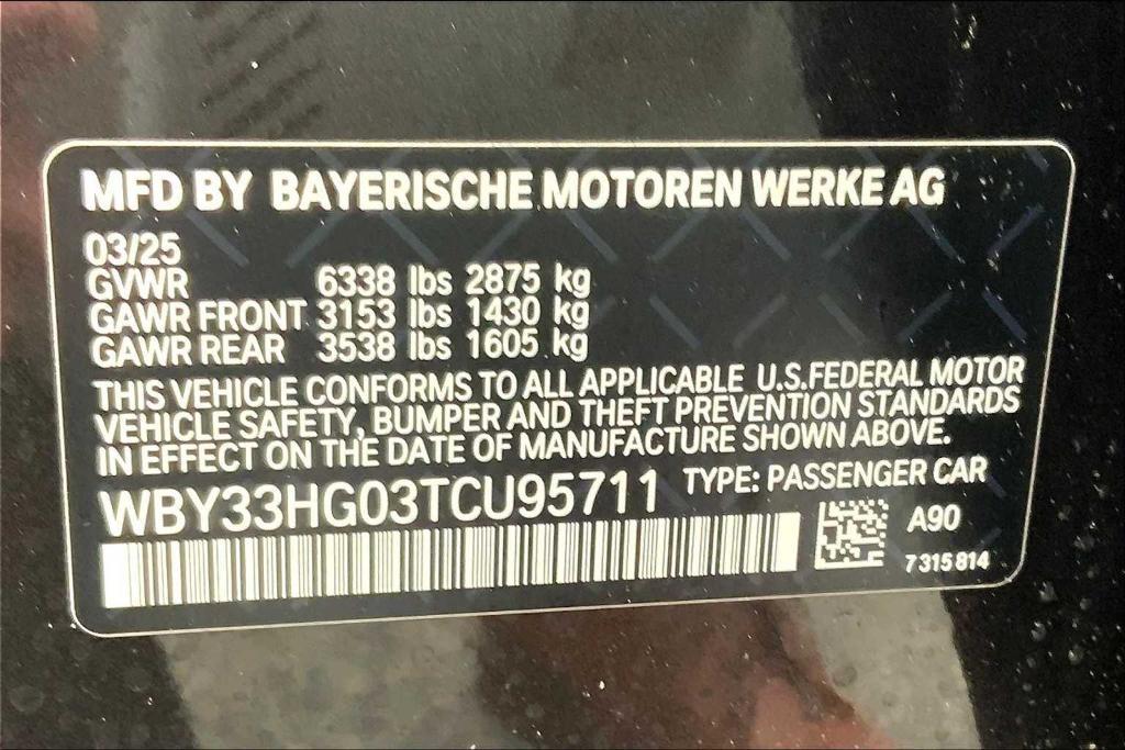 new 2026 BMW i5 car, priced at $77,425