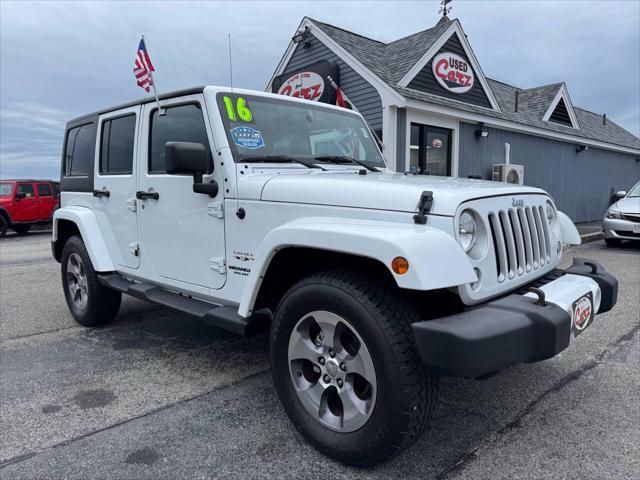 used 2016 Jeep Wrangler Unlimited car, priced at $19,995