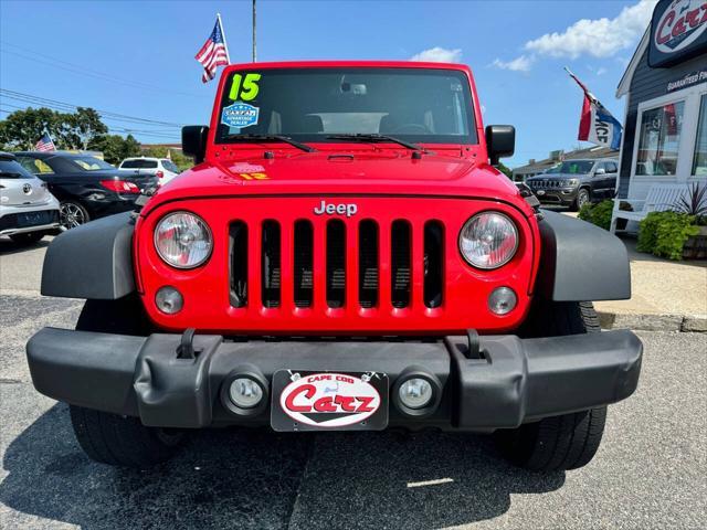 used 2015 Jeep Wrangler Unlimited car, priced at $14,995