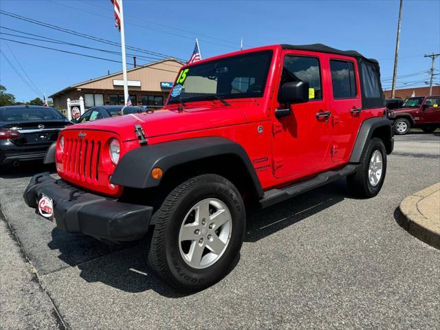 used 2015 Jeep Wrangler Unlimited car, priced at $14,995