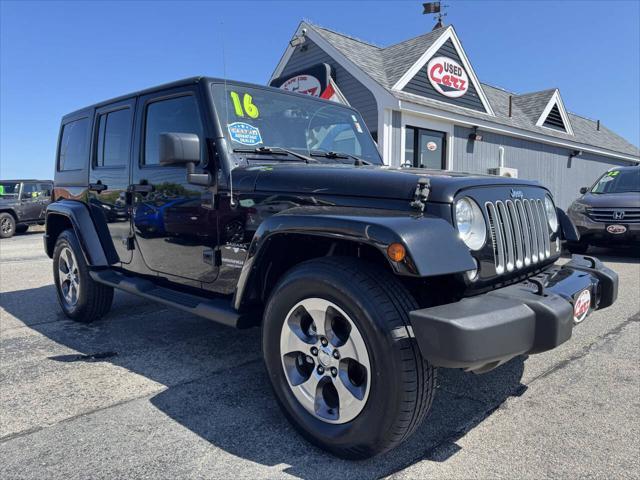 used 2016 Jeep Wrangler Unlimited car, priced at $15,995