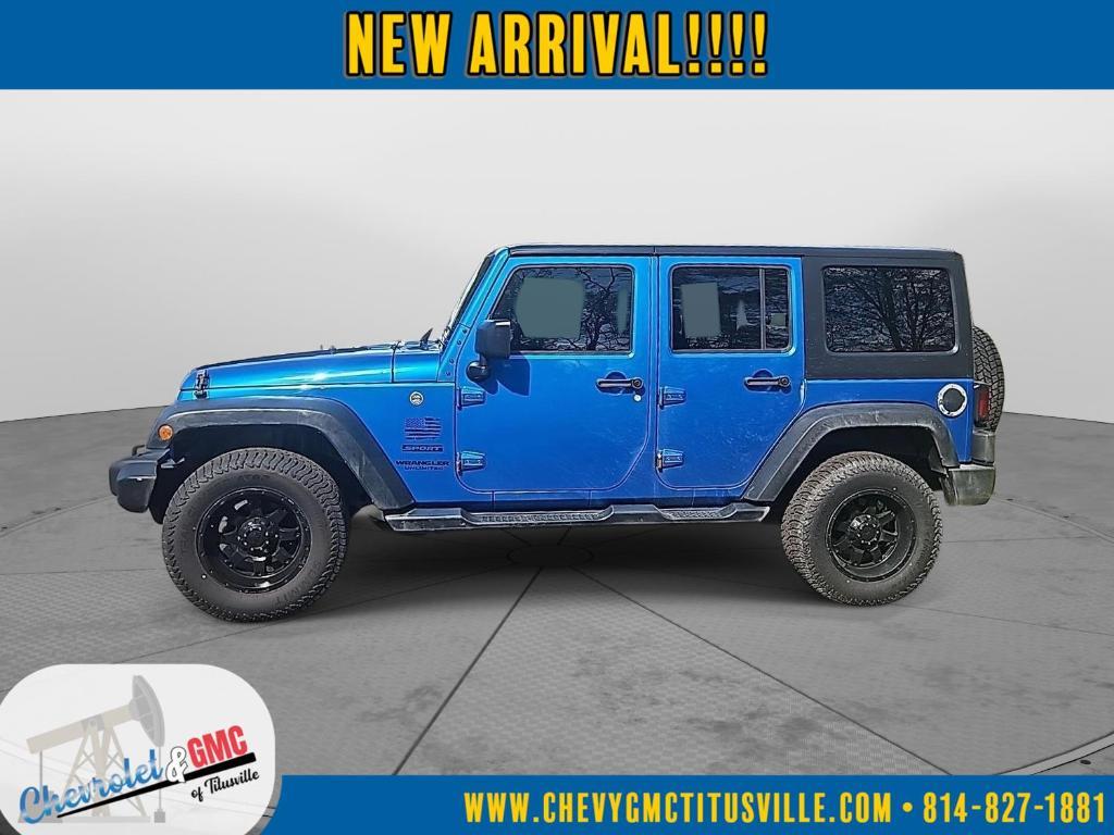 used 2016 Jeep Wrangler Unlimited car, priced at $18,900