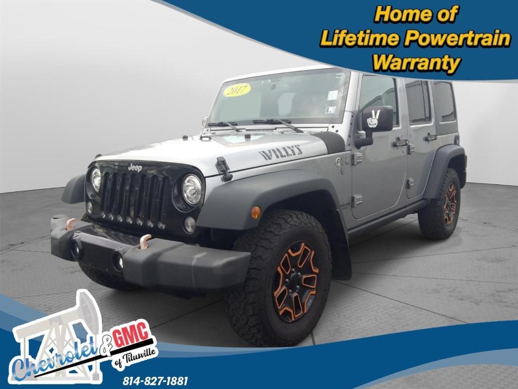 used 2017 Jeep Wrangler Unlimited car, priced at $18,400