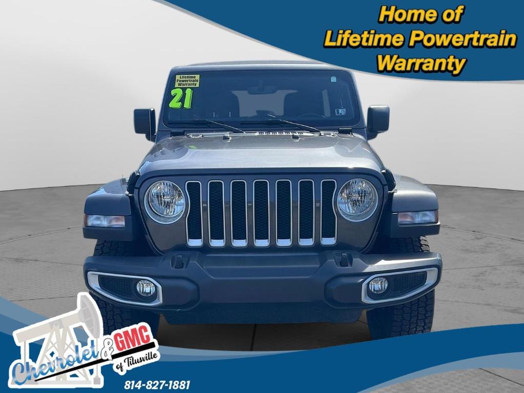 used 2021 Jeep Wrangler Unlimited car, priced at $32,595