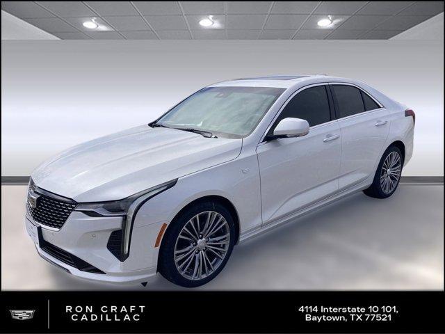 new 2025 Cadillac CT4 car, priced at $46,050