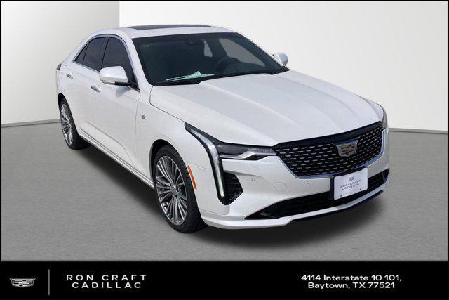 new 2025 Cadillac CT4 car, priced at $46,051