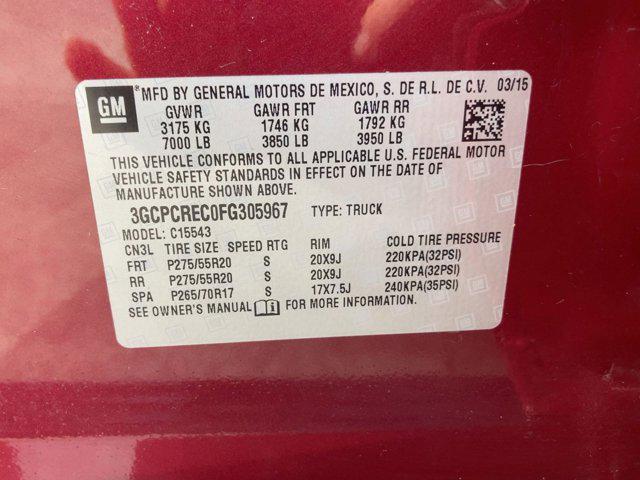 used 2015 Chevrolet Silverado 1500 car, priced at $20,698