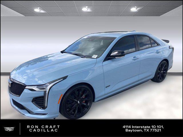 new 2025 Cadillac CT4-V car, priced at $56,125