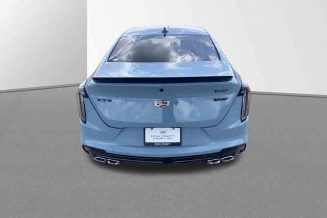 new 2025 Cadillac CT4-V car, priced at $57,125