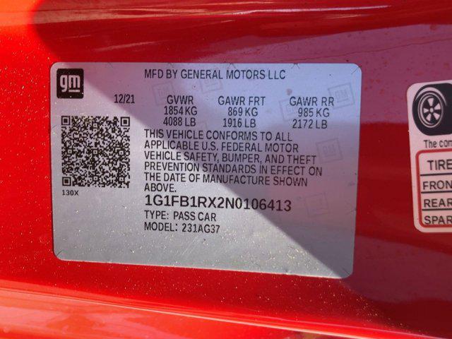 used 2022 Chevrolet Camaro car, priced at $18,498