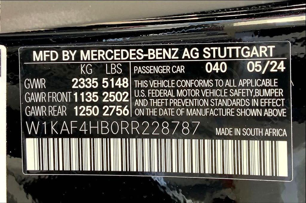 used 2024 Mercedes-Benz C-Class car, priced at $41,276