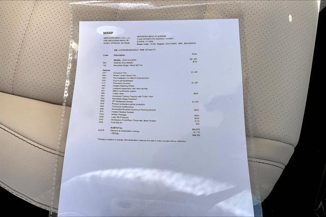 new 2025 Mercedes-Benz GLE 350 car, priced at $69,225