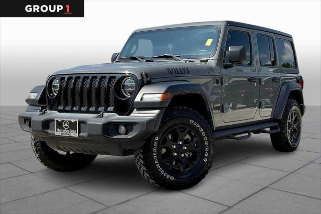 used 2020 Jeep Wrangler Unlimited car, priced at $27,887