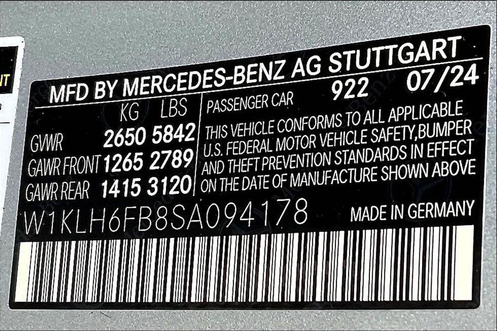new 2025 Mercedes-Benz E-Class car, priced at $80,345