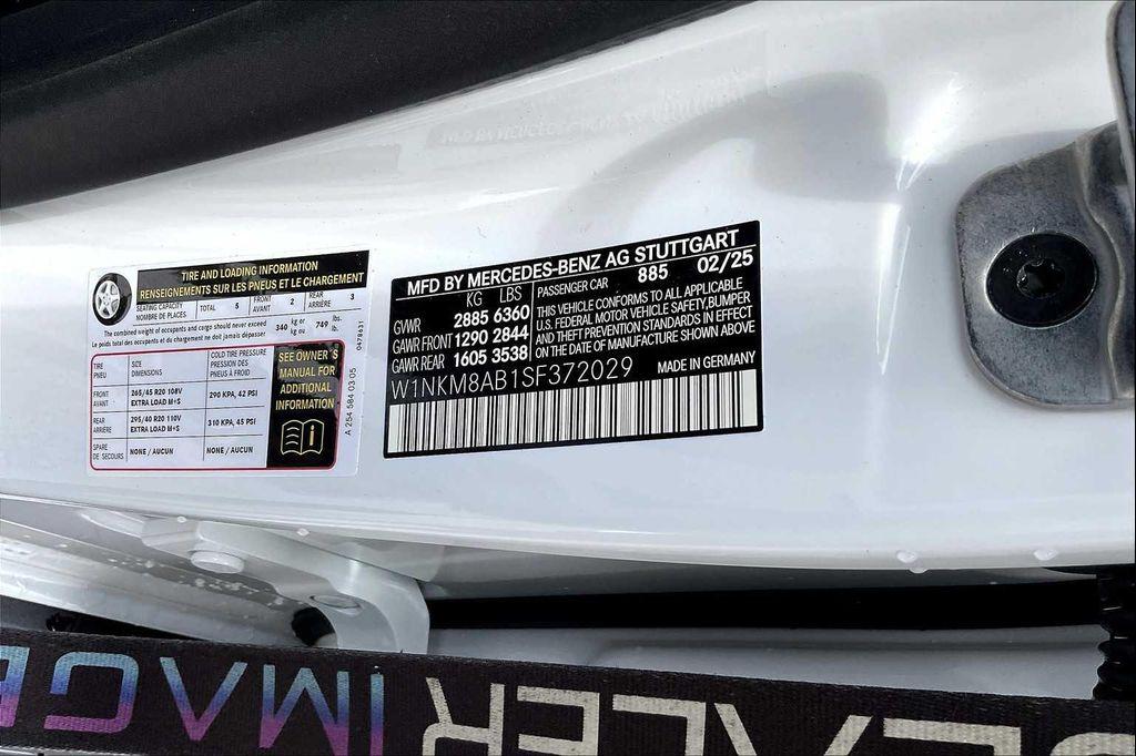 new 2025 Mercedes-Benz AMG GLC 63 car, priced at $98,540