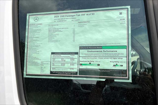 new 2024 Mercedes-Benz Sprinter 2500 car, priced at $68,656