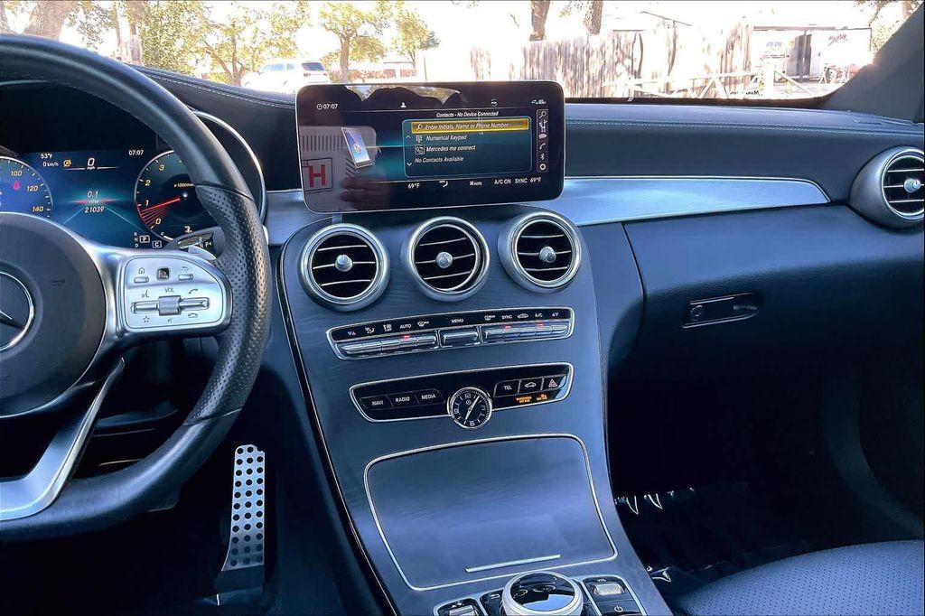used 2022 Mercedes-Benz C-Class car, priced at $34,996