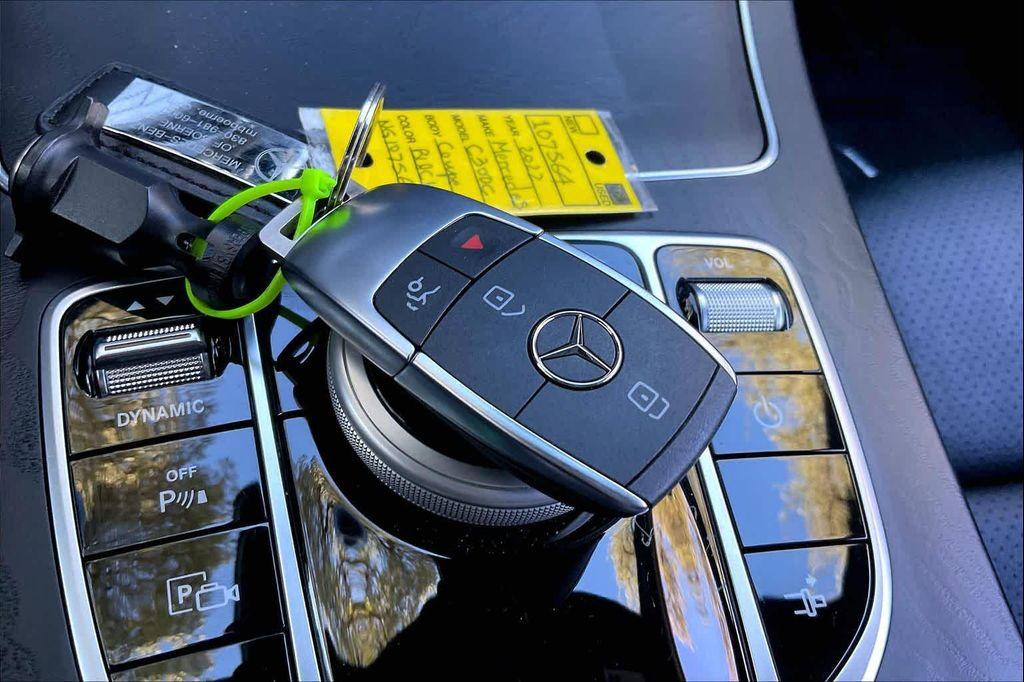 used 2022 Mercedes-Benz C-Class car, priced at $34,996