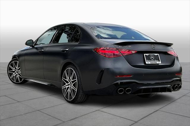 new 2024 Mercedes-Benz AMG C 43 car, priced at $78,795