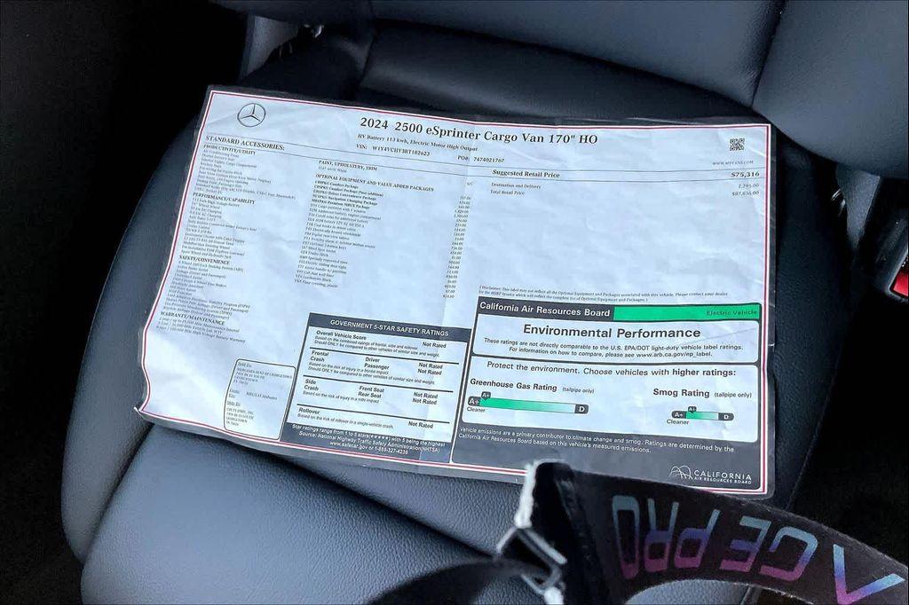 new 2024 Mercedes-Benz Sprinter 2500 car, priced at $47,836