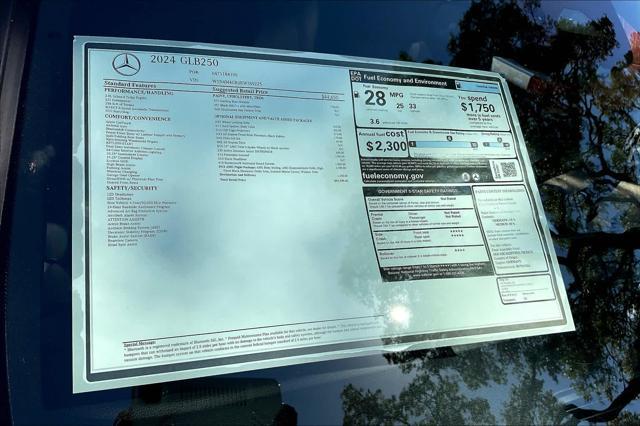 used 2024 Mercedes-Benz GLB 250 car, priced at $46,698