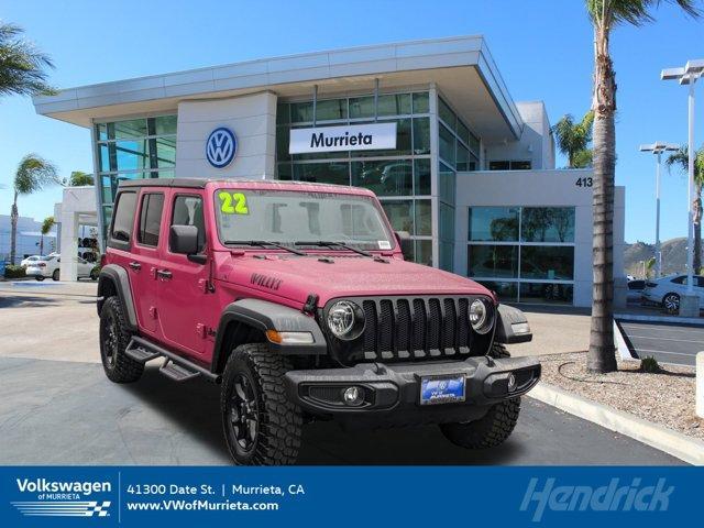 used 2022 Jeep Wrangler Unlimited car, priced at $39,975