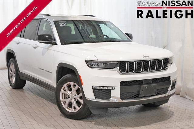 used 2022 Jeep Grand Cherokee L car, priced at $29,800