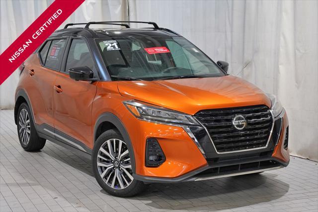 used 2021 Nissan Kicks car, priced at $20,000