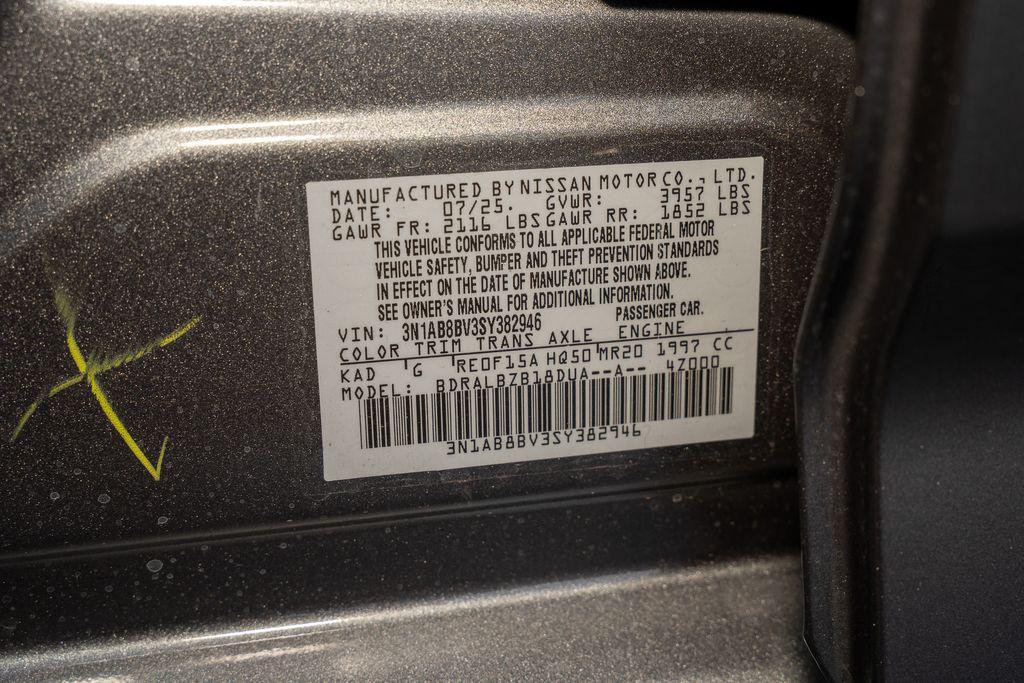 new 2025 Nissan Sentra car, priced at $20,781