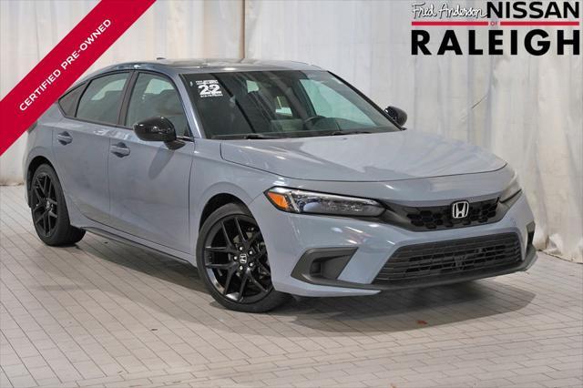 used 2022 Honda Civic car, priced at $24,400