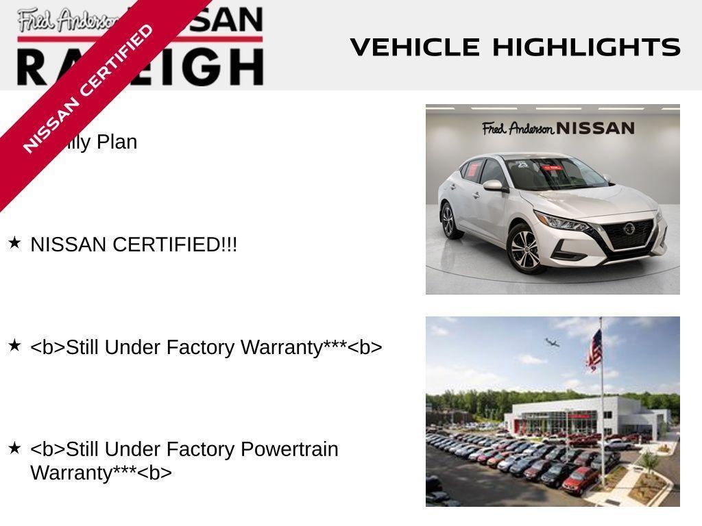 used 2023 Nissan Sentra car, priced at $20,962