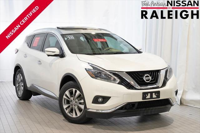 used 2018 Nissan Murano car, priced at $18,345