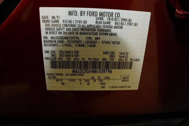 used 2021 Ford EcoSport car, priced at $16,595