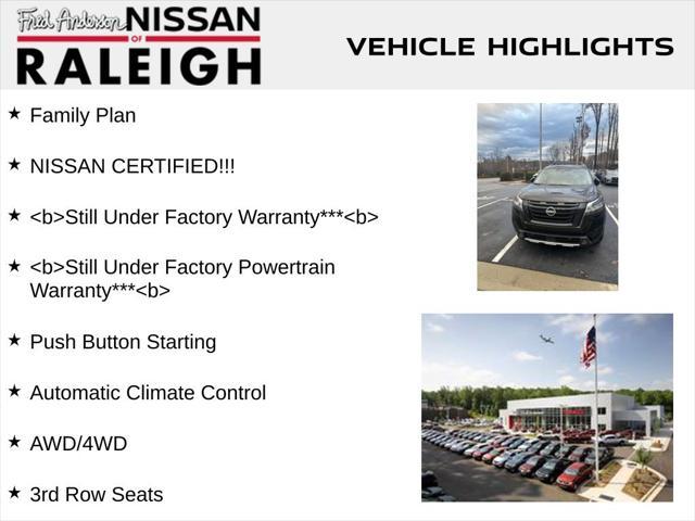 used 2023 Nissan Pathfinder car, priced at $30,900