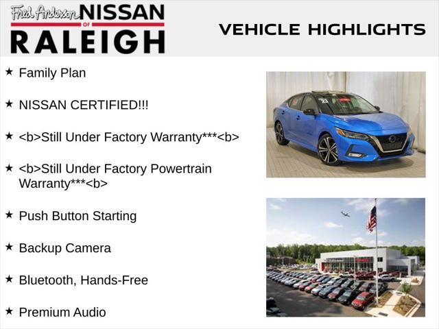 used 2023 Nissan Sentra car, priced at $21,000