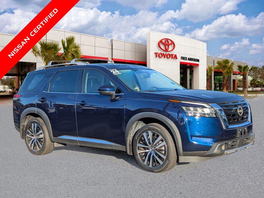 used 2024 Nissan Pathfinder car, priced at $37,499