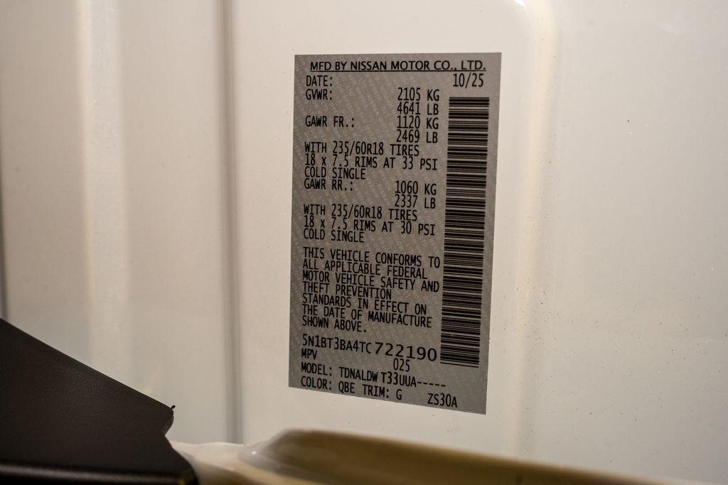 new 2026 Nissan Rogue car, priced at $29,838