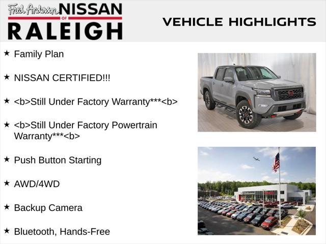 used 2023 Nissan Frontier car, priced at $33,000