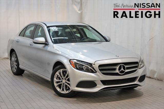 used 2015 Mercedes-Benz C-Class car, priced at $17,490