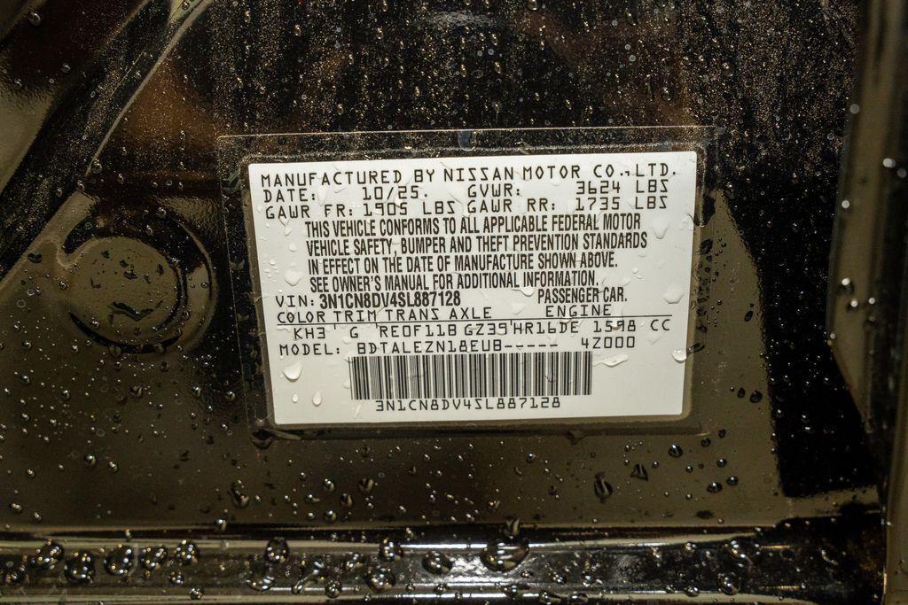 new 2025 Nissan Versa car, priced at $20,250