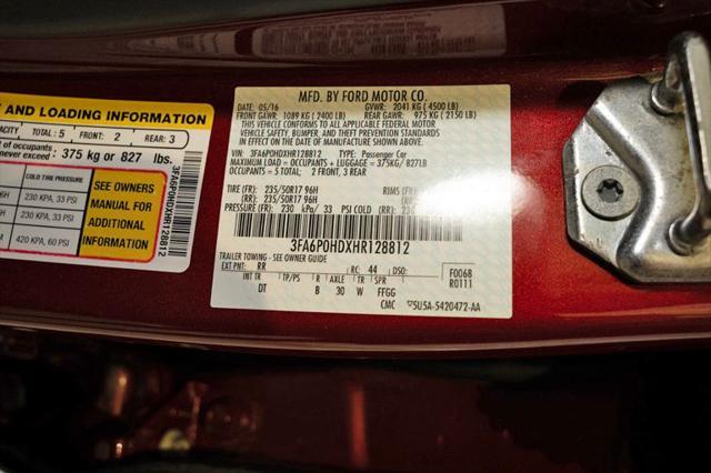 used 2017 Ford Fusion car, priced at $11,470