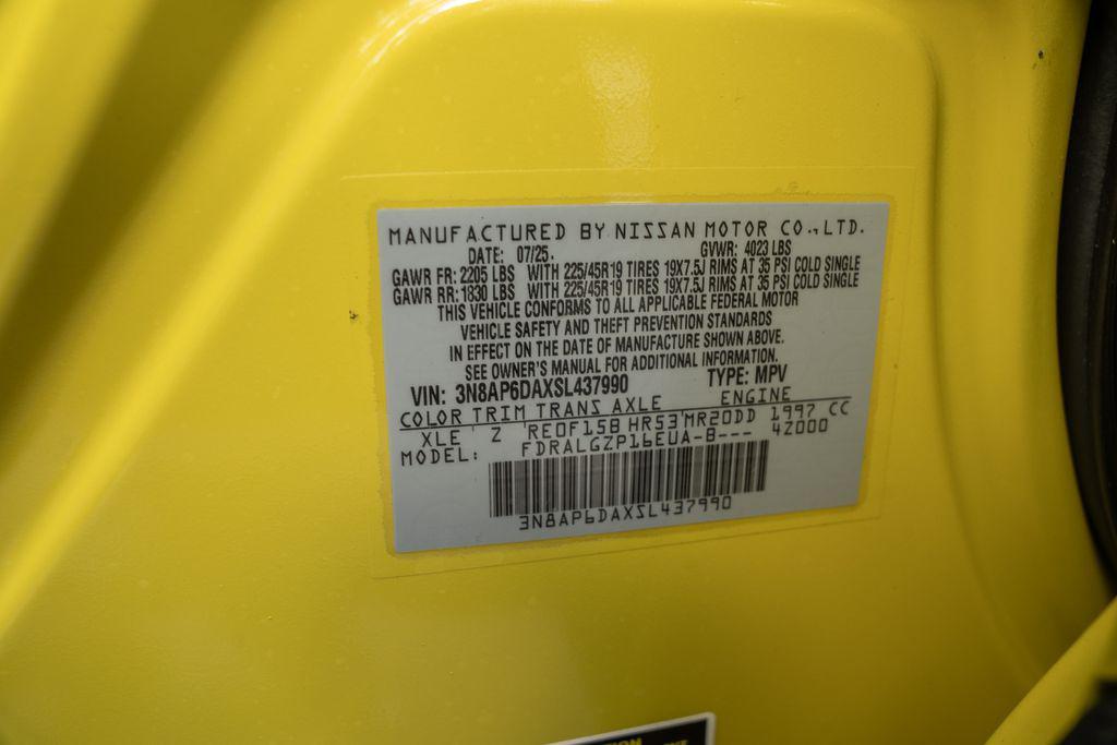 new 2025 Nissan Kicks car, priced at $24,563