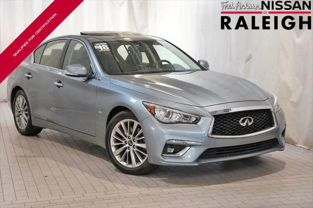 used 2018 INFINITI Q50 car, priced at $20,940