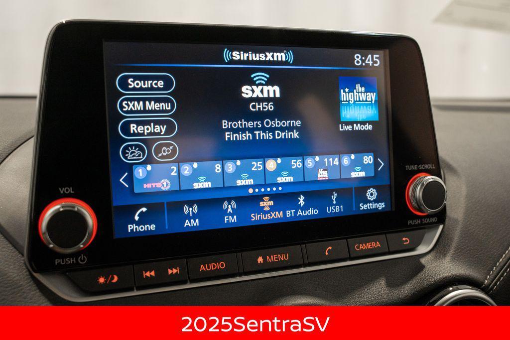 new 2025 Nissan Sentra car, priced at $23,853