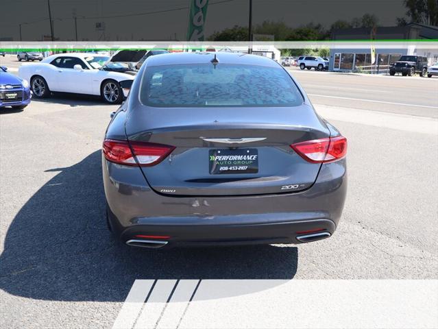 used 2015 Chrysler 200 car, priced at $10,999