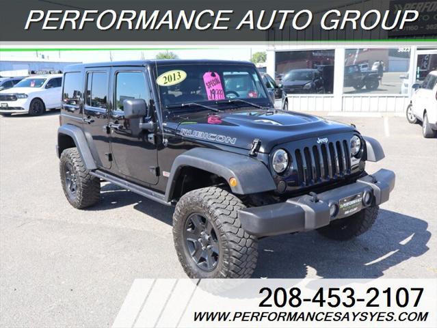 used 2013 Jeep Wrangler Unlimited car, priced at $19,999