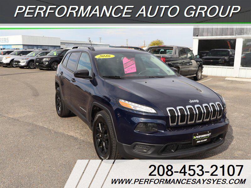 used 2016 Jeep Cherokee car, priced at $12,999