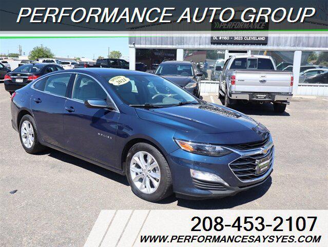 used 2021 Chevrolet Malibu car, priced at $16,999