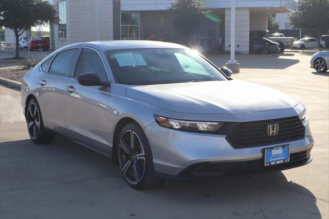 used 2024 Honda Accord Hybrid car, priced at $28,900