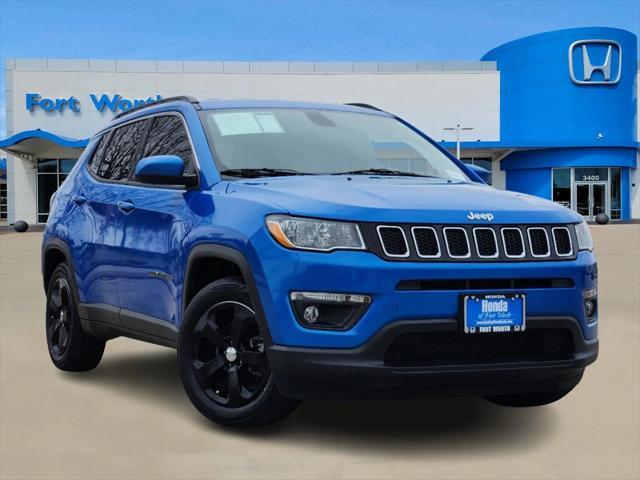 used 2021 Jeep Compass car, priced at $17,600